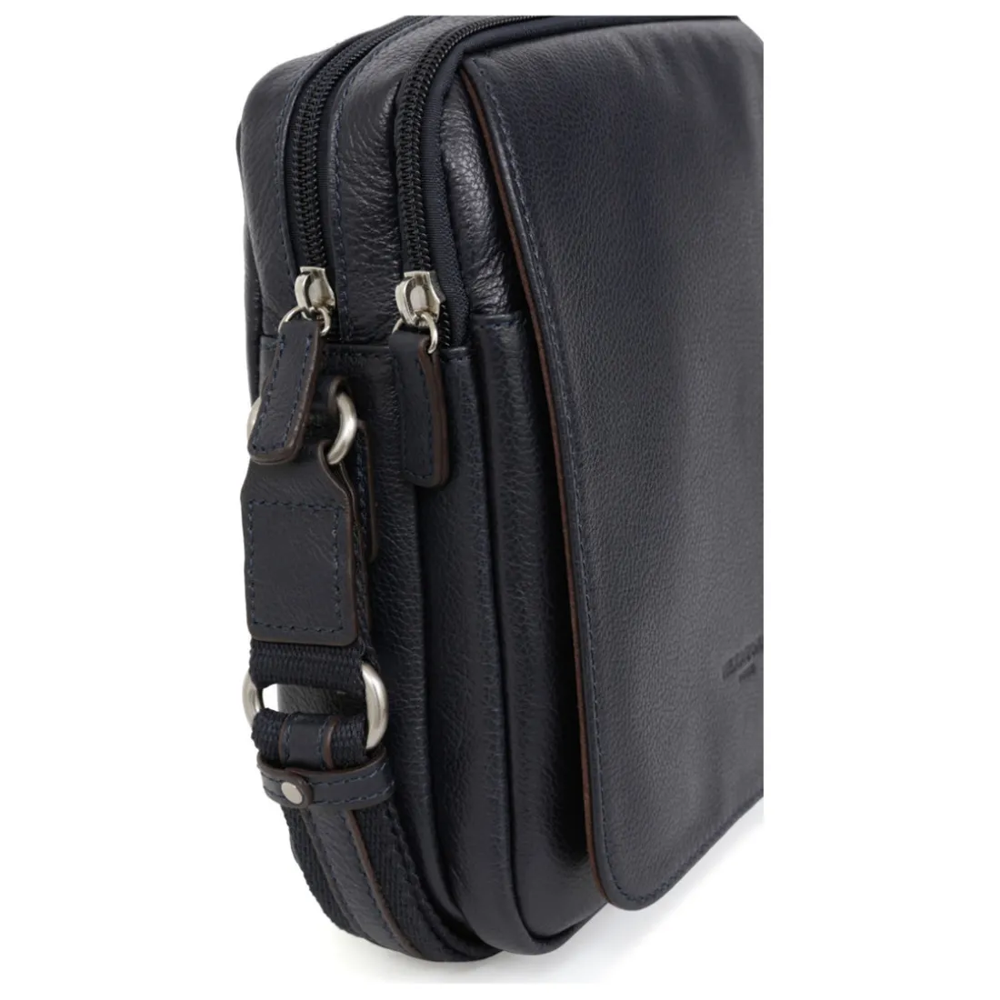 Sacoche Cuir CONFORT Marine Milo
