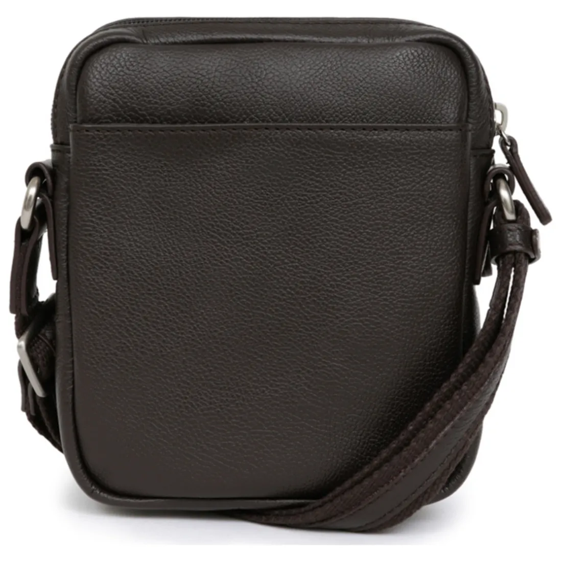 Sacoche Cuir CONFORT Marron foncé Leo