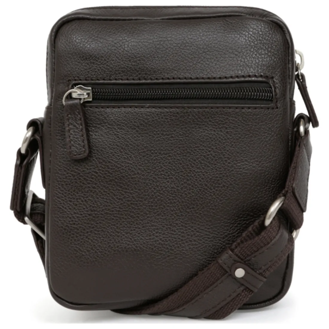 Sacoche Cuir CONFORT Marron foncé Quip