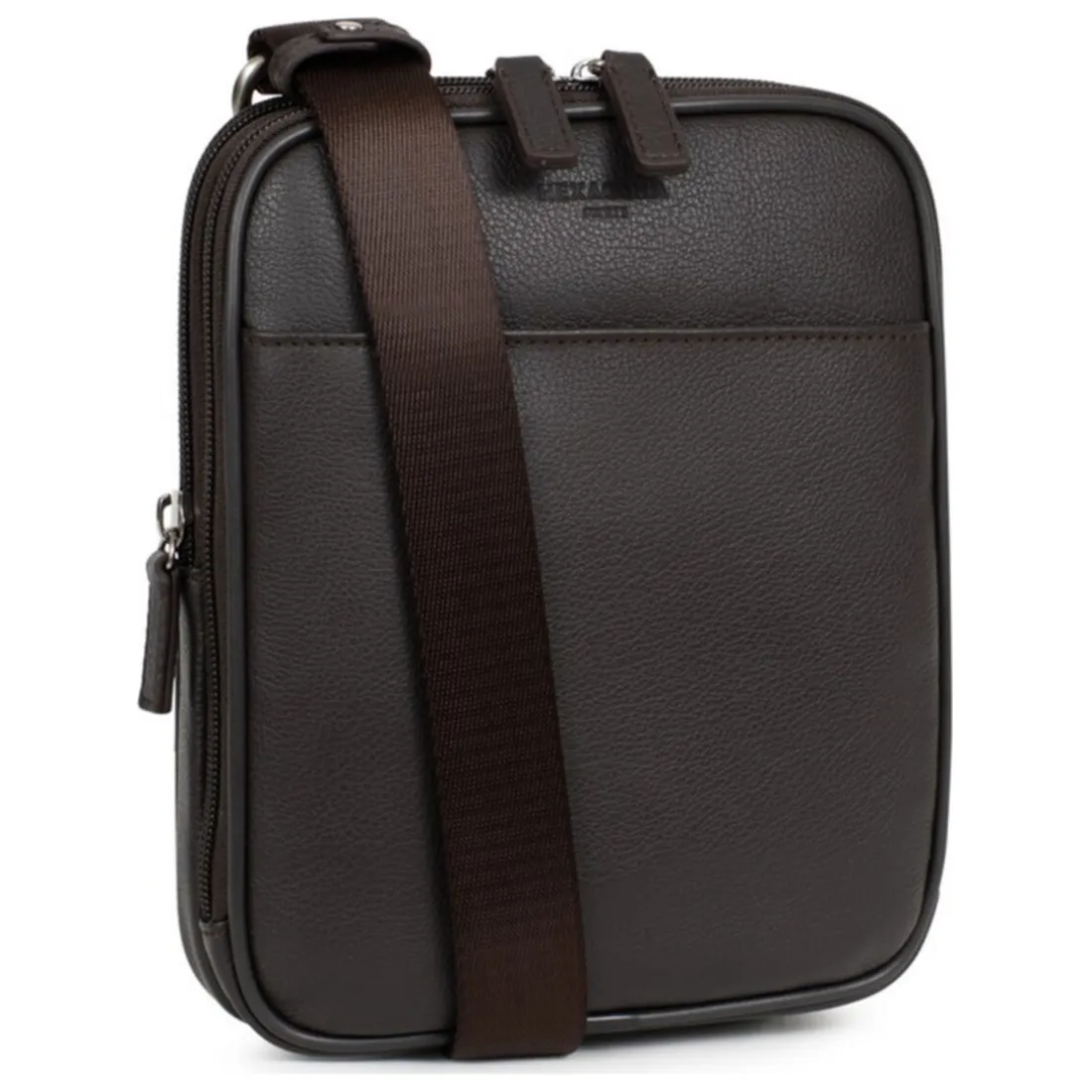 Sacoche Cuir CONFORT Marron foncé Pip