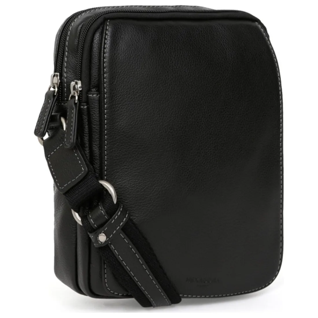 Sacoche Cuir CONFORT Noir Gabe