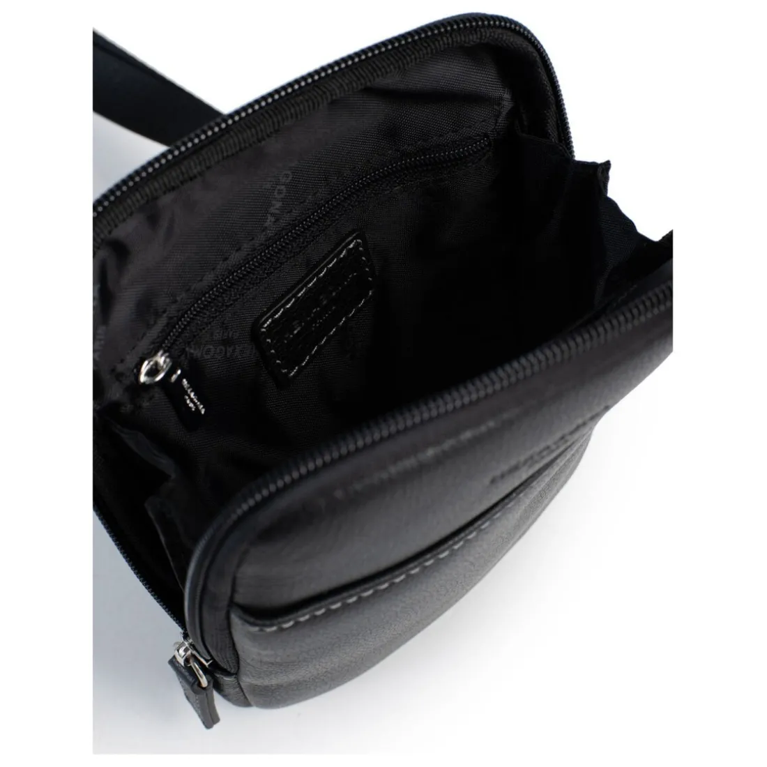 Sacoche Cuir CONFORT Noir Dylan