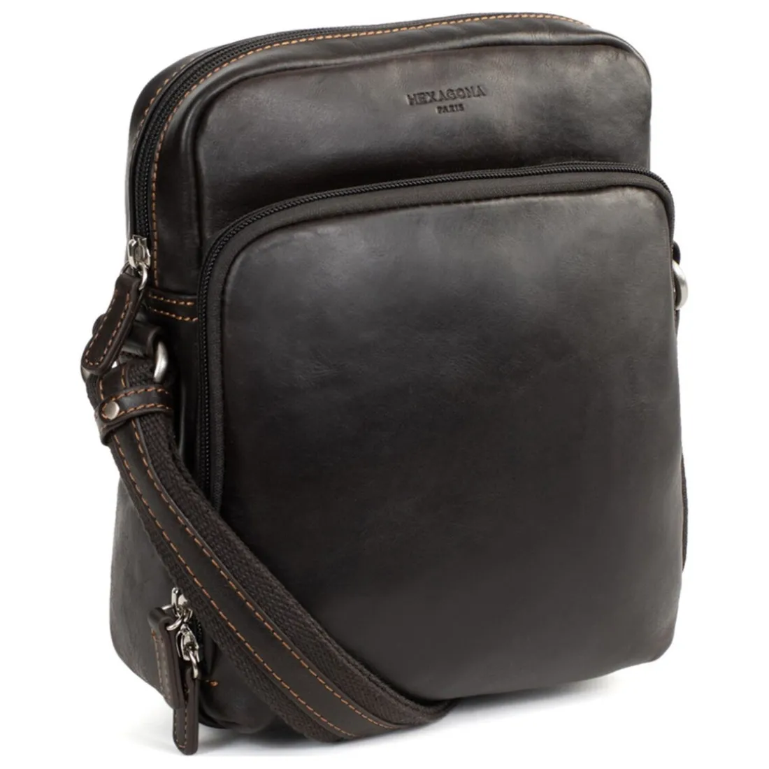 Sacoche Cuir FELIN Marron Leo