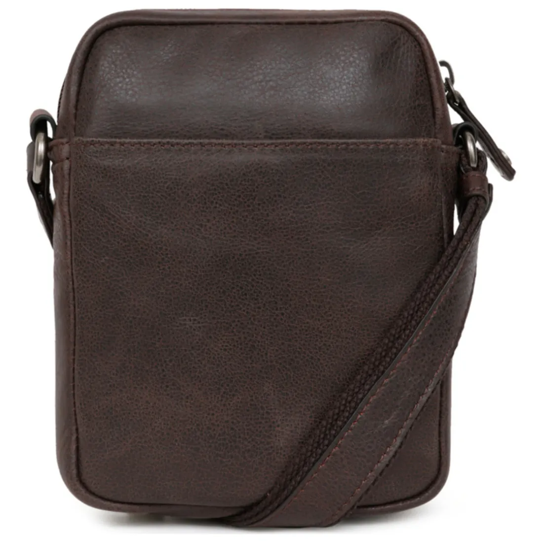 Sacoche Cuir INSTINCT Marron Fabe
