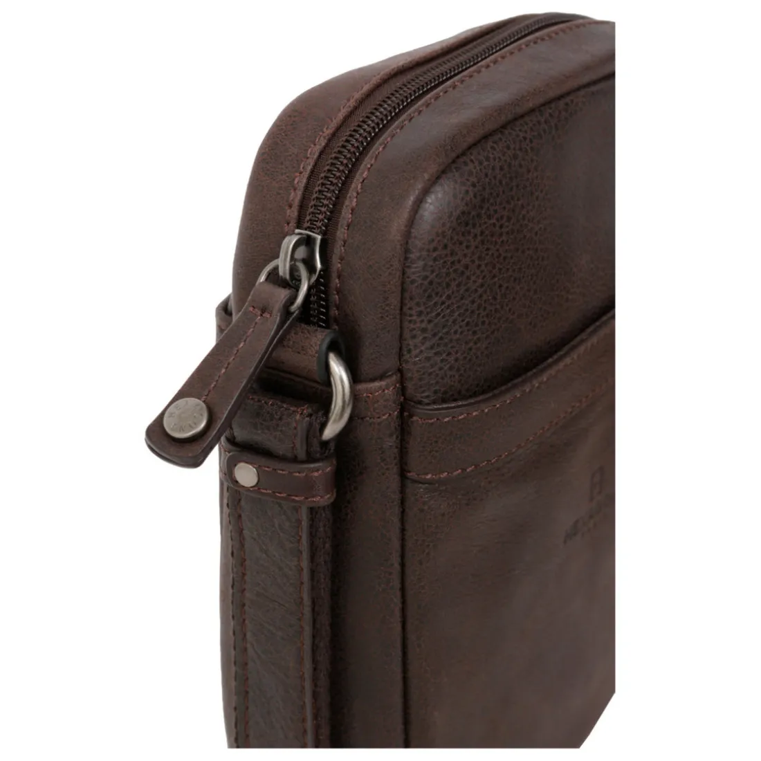 Sacoche Cuir INSTINCT Marron Fabe