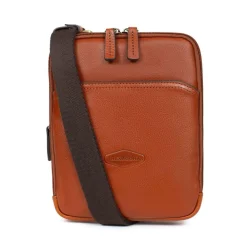 Sacoche Cuir STUART Cognac Adele