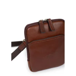 Sacoche Cuir STUART Marron Lise
