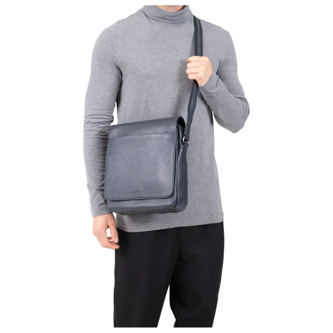 Sacoche tablette Cuir CONFORT Noir