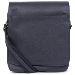 Sacoche tablette Cuir CONFORT Marine