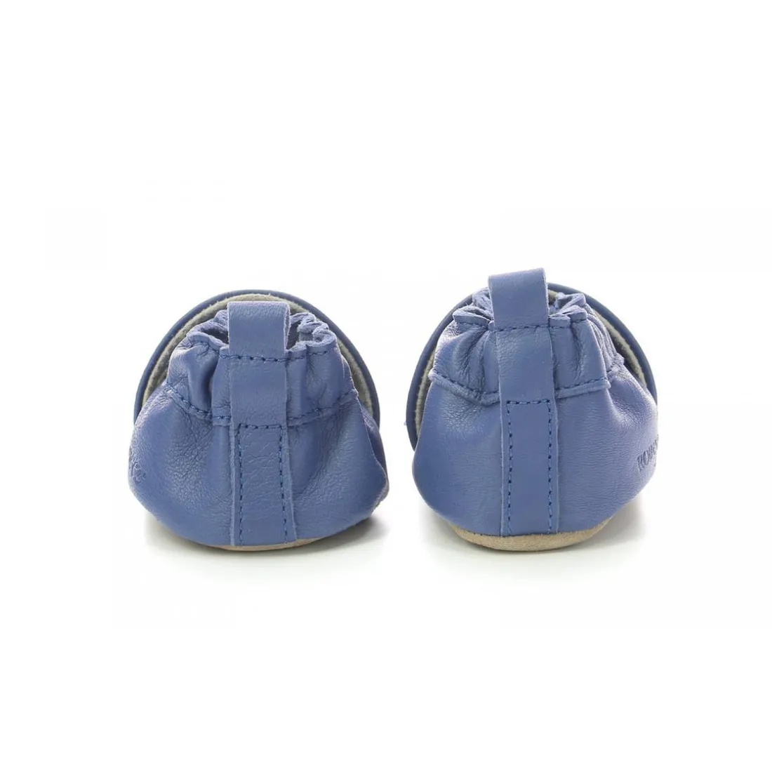 Salome Bebe Mixte en cuir bleu