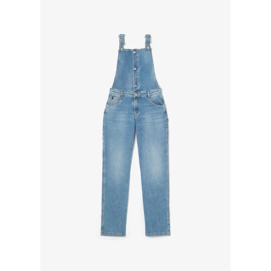Salopette loose, large en jeans LAULY bleu Willa