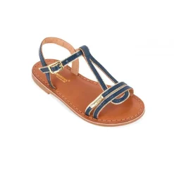 Sandale enfant BADAZAR Bleu Marine en cuir