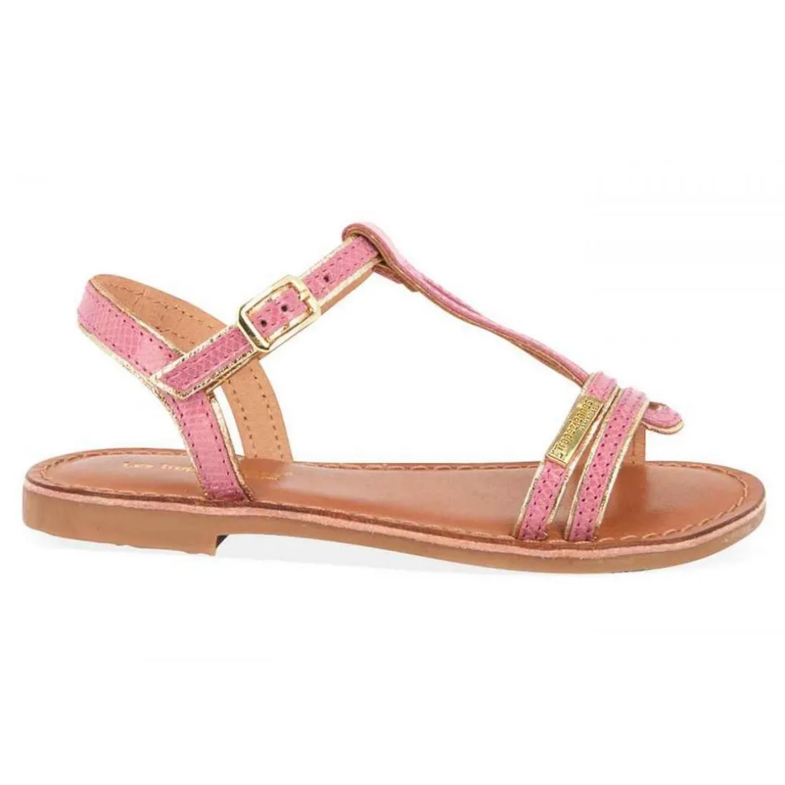 Sandale enfant BADAZAR Rose en cuir
