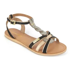 Sandale Femme Hamuc Noir - Les Tropéziennes en cuir