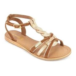 Sandale Femme Hamuc Tan - Les Tropéziennes marron en cuir