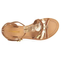 Sandale Femme Hamuc Tan - Les Tropéziennes marron en cuir