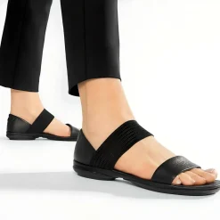 Sandales femme RIGHT noir en cuir