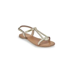 Sandales HEMAIL creme en cuir