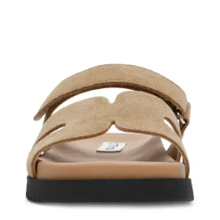 Sandales Missile suede taupe en cuir