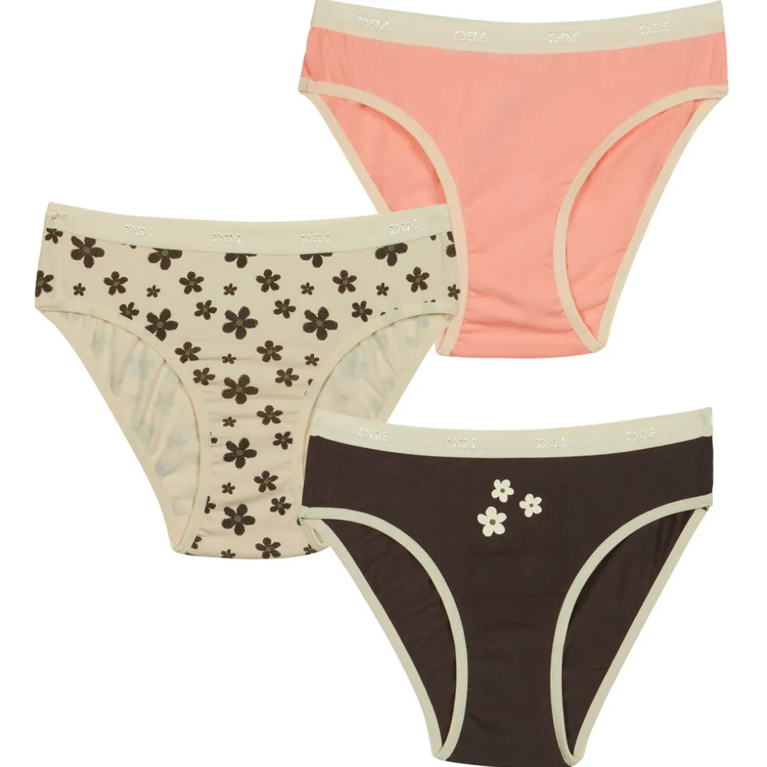 SET DE 3 CULOTTES EN COTON STRETCH