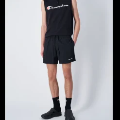 Short de plage noir pour homme