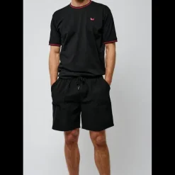 Short en coton TURIN Black noir