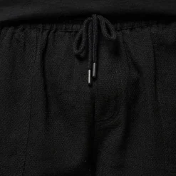 Short en coton TURIN Black noir