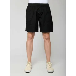 Short en coton TURIN Black noir