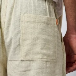 Short en coton TURIN Craie écru