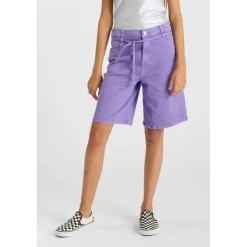 Short en jeans fille CARPUGI violet Nea