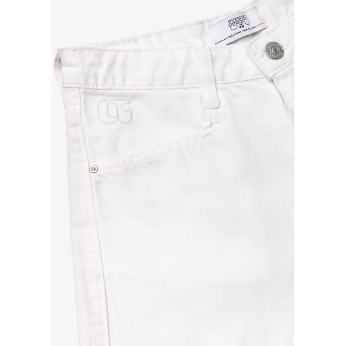 Short en jeans LIVA blanc Hattie