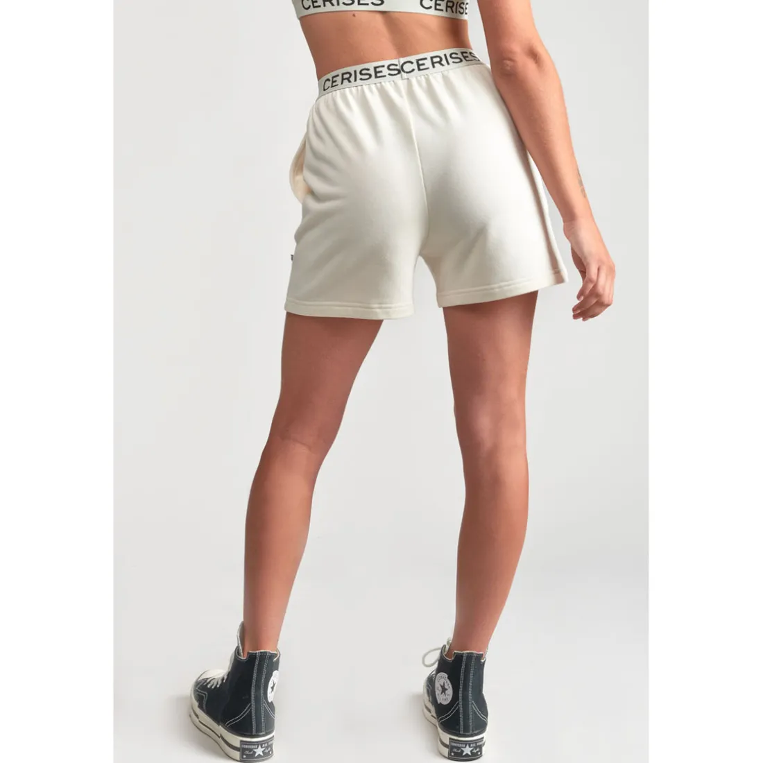 Short fille ANNEGI blanc