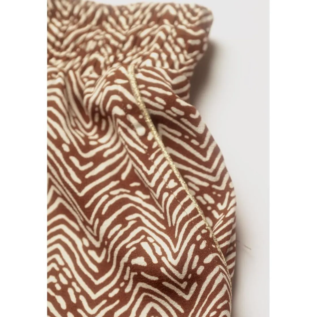 Short fille CALVIGI marron en viscose Ava