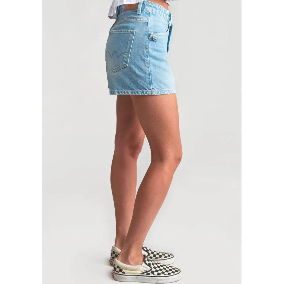 Short fille en jeans LEMI bleu