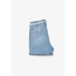 Short fille en jeans LOONA 2 bleu