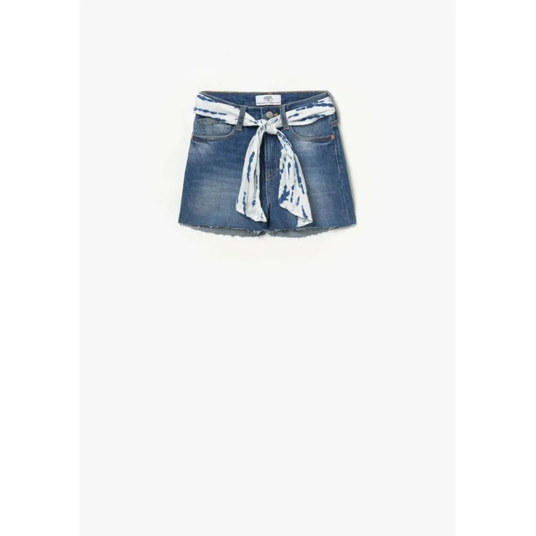 Short fille en jeans TIKA bleu