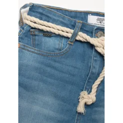 Short fille en jeans TIKI bleu