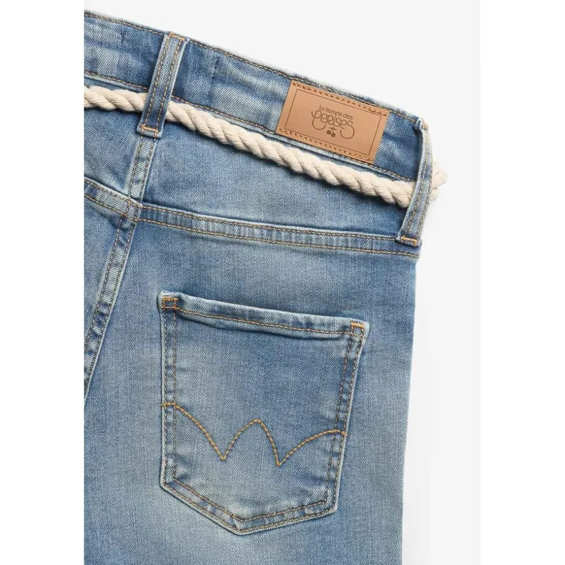 Short fille en jeans TIKO bleu