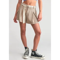 Short fille IZAGI beige
