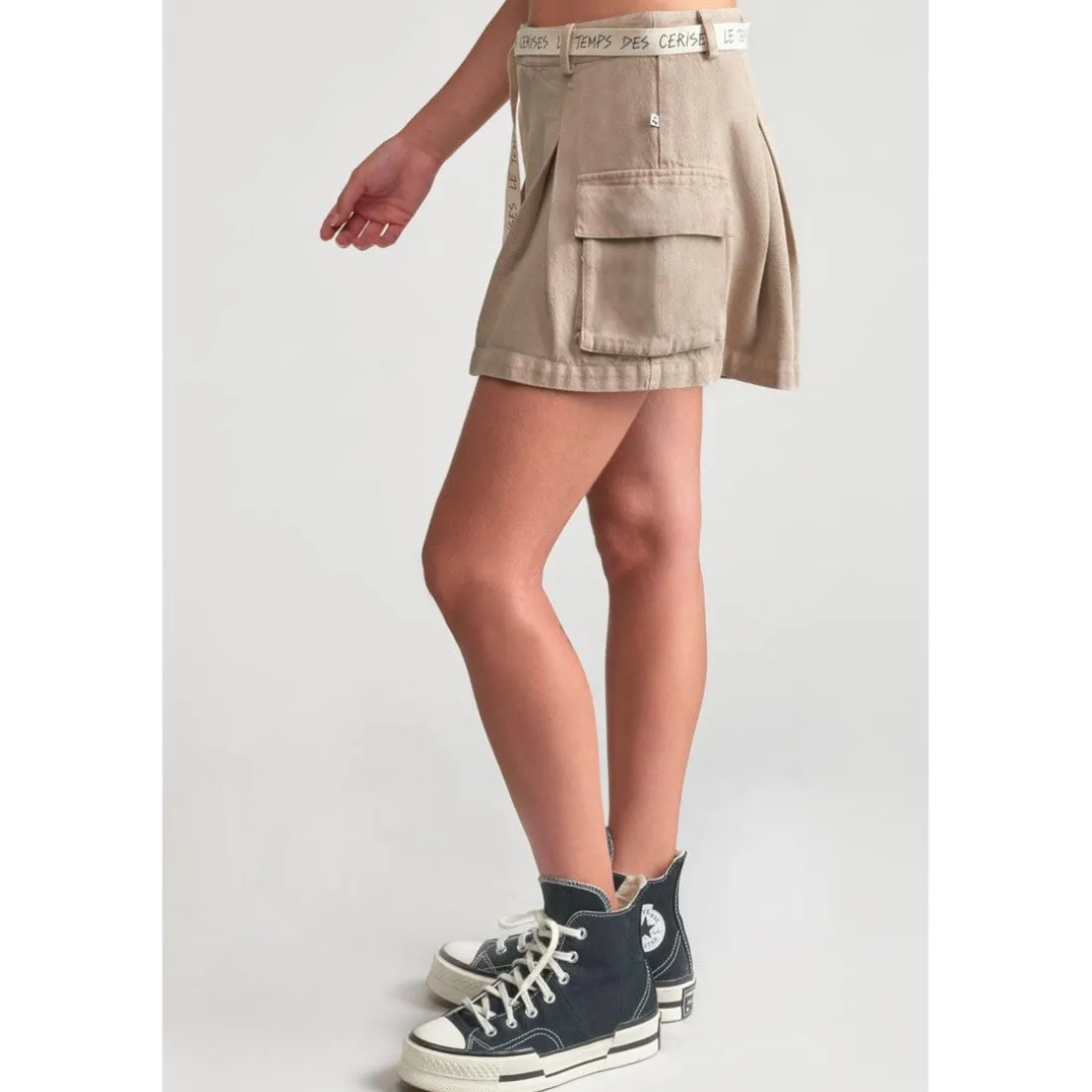 Short fille IZAGI beige