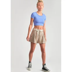 Short fille IZAGI beige