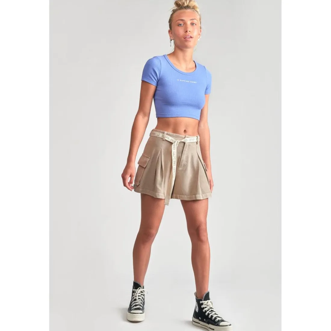 Short fille IZAGI beige