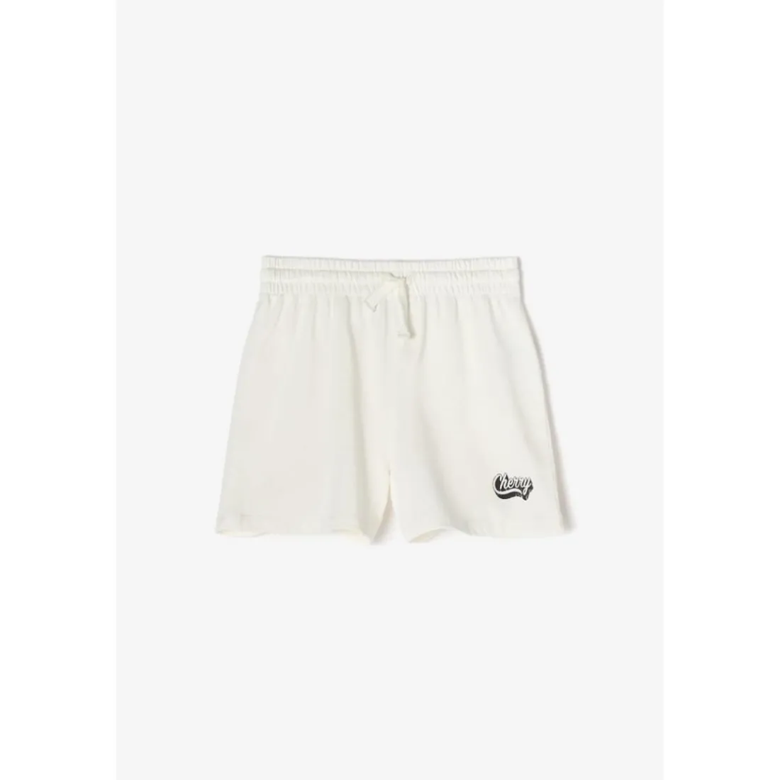 Short fille PARGI blanc Quin en coton