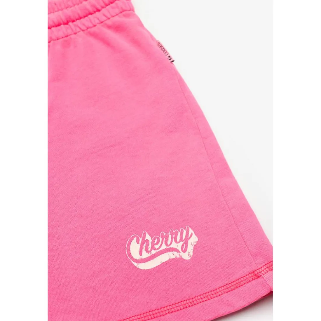 Short fille PARGI rose Liz en coton