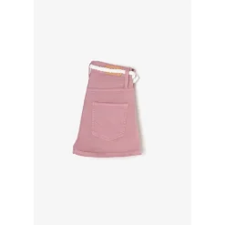 Short fille TIKO rose en coton