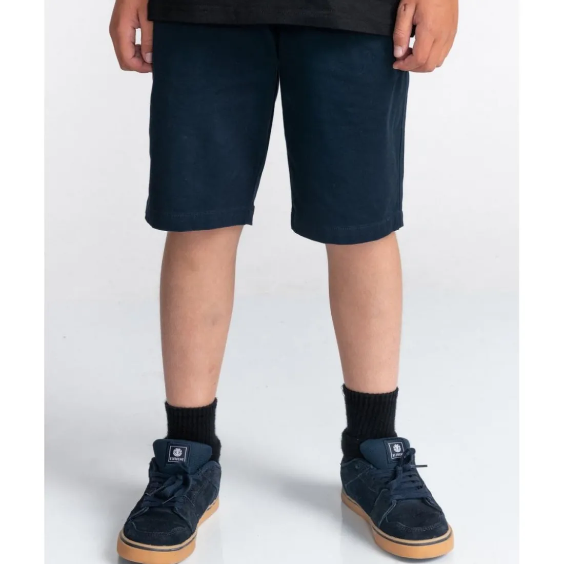 Shorts-Garçon noir en coton