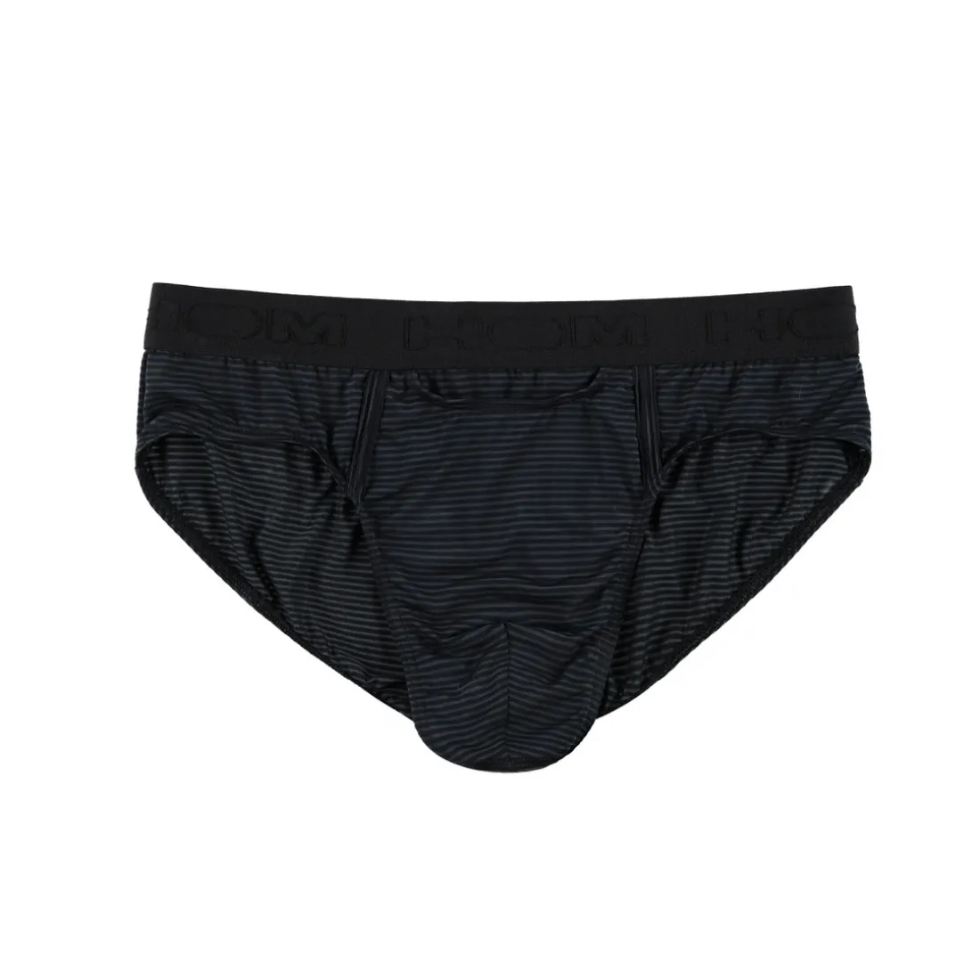 slip avec ouverture noir en viscose