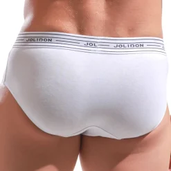 Slip blanc Coupe ajustée en coton