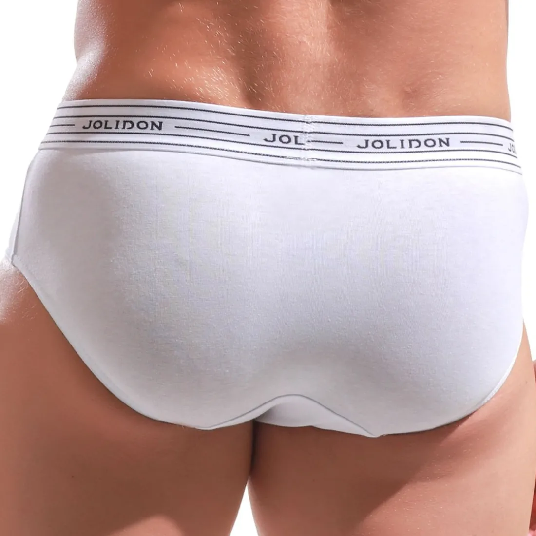 Slip blanc Coupe ajustée en coton