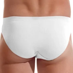 Slip blanc en coton